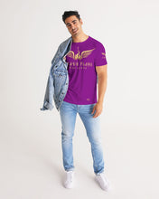 Load image into Gallery viewer, STEADY FLAME GOLD-PURPLE Men&#39;s Tee
