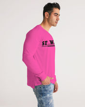 Load image into Gallery viewer, SF WEAR 5STAR - HOT PINK Men&#39;s All-Over Print Long Sleeve Tee
