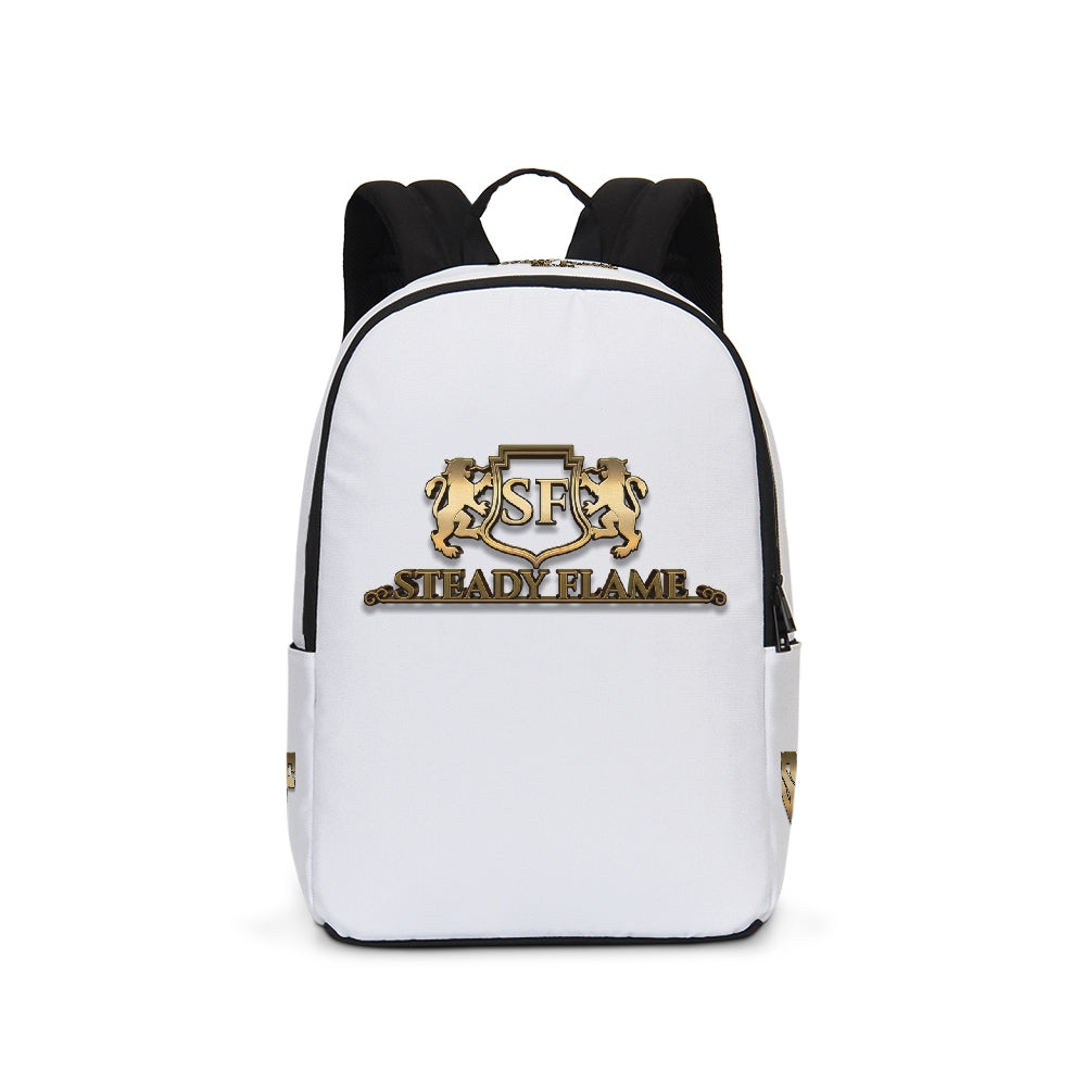 STEADY FLAME COAT OF ARMS BACKPACK - WHITE Large Backpack