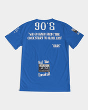 Load image into Gallery viewer, 90&#39;S (BARS) - BLUE/WHITE Men&#39;s Tee
