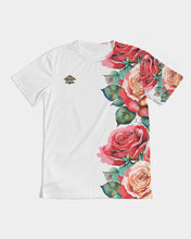 Load image into Gallery viewer, LEFTSIDE FULLY ROSE - WHITE Men&#39;s Tee

