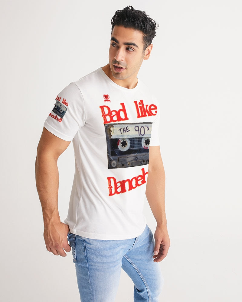 90'S (BARS) - RED/BLACK Men's Tee