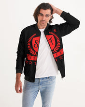 Load image into Gallery viewer, SF WEAR 1 LOGO JACKET - BLACK/RED Men&#39;s Bomber Jacket
