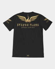 Load image into Gallery viewer, STEADY FLAME GOLD-BLACK Men&#39;s Tee
