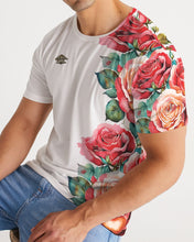 Load image into Gallery viewer, LEFTSIDE FULLY ROSE - WHITE Men&#39;s Tee

