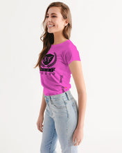 Load image into Gallery viewer, SF WEAR 1 (2.0) - HOT PINK/BLACK Women&#39;s Tee
