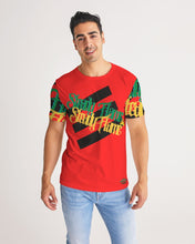 Load image into Gallery viewer, STEADY FLAME 3 STRIPE - RED Men&#39;s Tee
