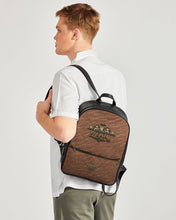 Load image into Gallery viewer, SF WEAR  LEATHER BACKPACK -  BROWN Classic Faux Leather Backpack
