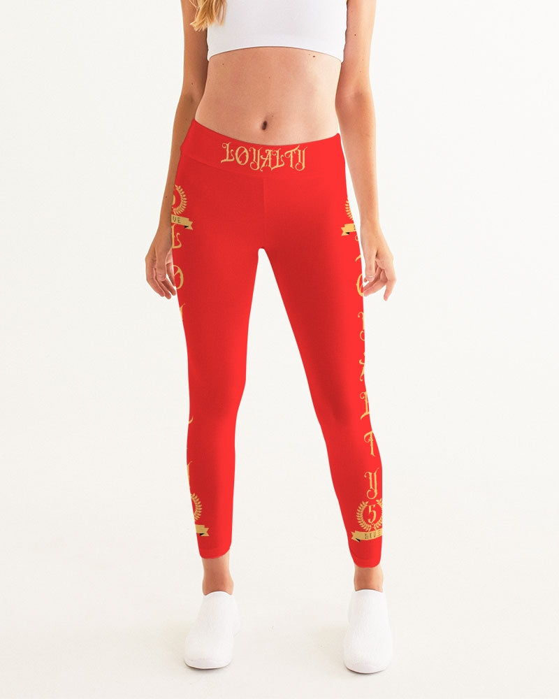 LOYALTY YOGA TOP - RED Women's Yoga Pants