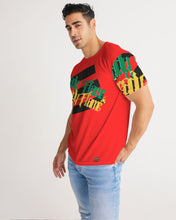 Load image into Gallery viewer, STEADY FLAME 3 STRIPE - RED Men&#39;s Tee
