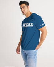 Load image into Gallery viewer, SF WEAR 5STAR - BLUE AND WHITE Men&#39;s All-Over Print Tee
