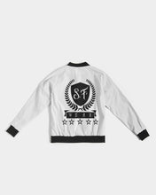 Load image into Gallery viewer, SF WEAR 1 LOGO FEMALE JACKET - BLACK/WHITE Women&#39;s Bomber Jacket
