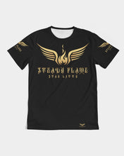 Load image into Gallery viewer, STEADY FLAME GOLD-BLACK Men&#39;s Tee
