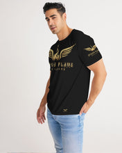 Load image into Gallery viewer, STEADY FLAME GOLD-BLACK Men&#39;s Tee
