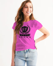 Load image into Gallery viewer, SF WEAR 1 (2.0) - HOT PINK/BLACK Women&#39;s Tee
