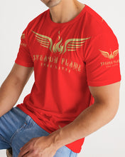 Load image into Gallery viewer, STEADY FLAME GOLD - RED Men&#39;s Tee
