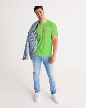 Load image into Gallery viewer, STEADY FLAME GOLD-SHOCKING COLOR GREEN Men&#39;s Tee
