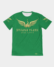 Load image into Gallery viewer, STEADY FLAME GOLD-GREEN Men&#39;s Tee
