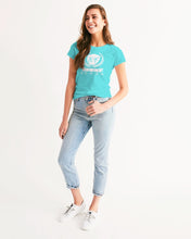 Load image into Gallery viewer, SF WEAR 1 (2.0) - TURQUOISE Women&#39;s Tee
