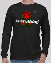 Load image into Gallery viewer, EVERYTHING ROSES 3.0 (Long sleeve Jersey T-Shirt)  - BLACK/WHITE
