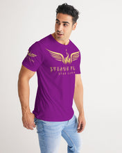 Load image into Gallery viewer, STEADY FLAME GOLD-PURPLE Men&#39;s Tee
