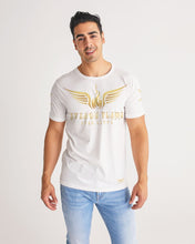 Load image into Gallery viewer, STEADY FLAME GOLD-WHITE Men&#39;s Tee
