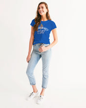 Load image into Gallery viewer, YOUR BEAUTY STEAY FLAME - BLUE Women&#39;s All-Over Print Tee
