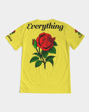 Load image into Gallery viewer, EVERYTHING ROSE 1 - YELLOW/BLACK Men&#39;s Tee
