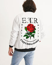 Load image into Gallery viewer, ETR 1 ROSE  JACKET - WHITE Men&#39;s Bomber Jacket
