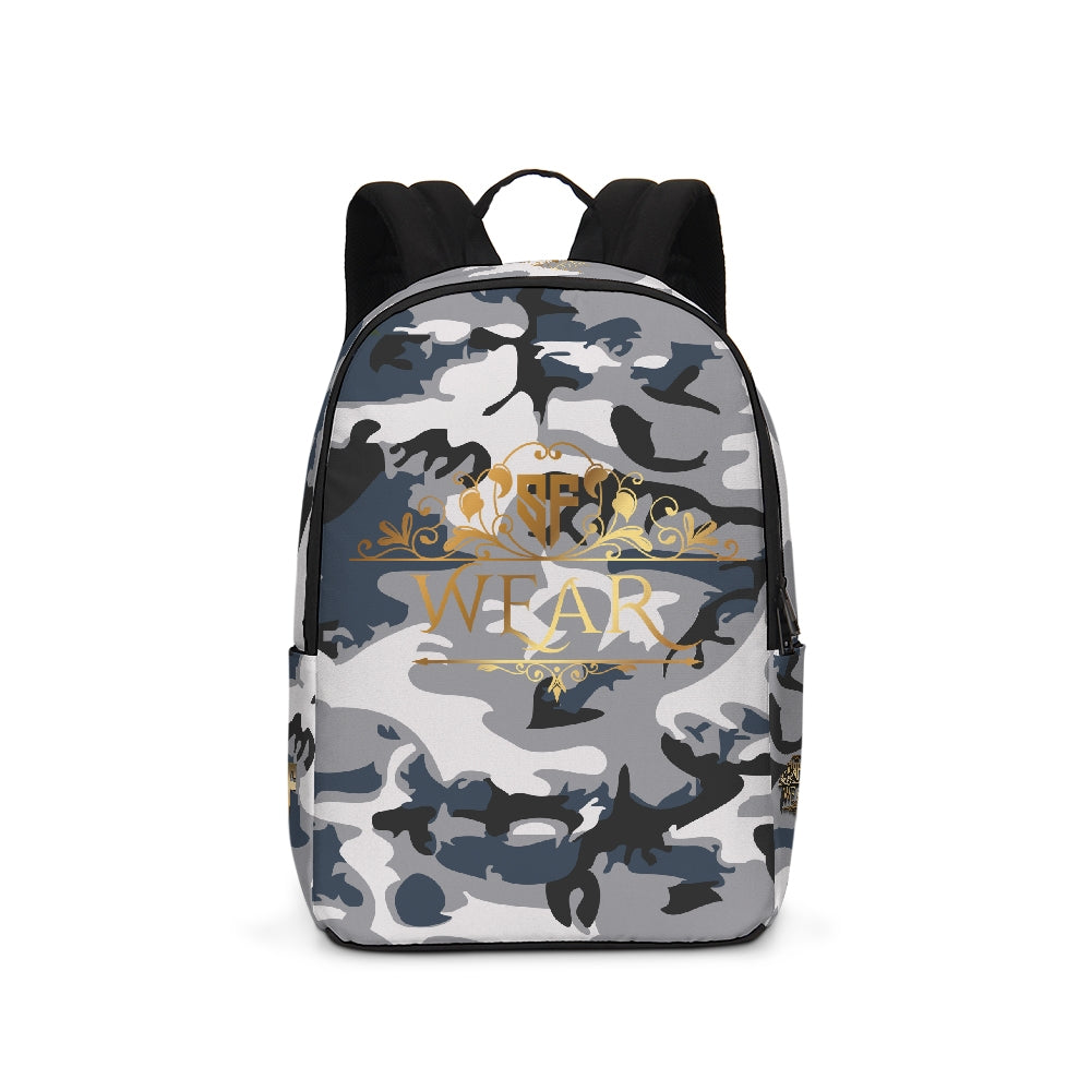 SF WEAR COMO - BLACK/WHITE Large Backpack