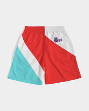 Load image into Gallery viewer, 5IVE - RED Men&#39;s All-Over Print Jogger Shorts
