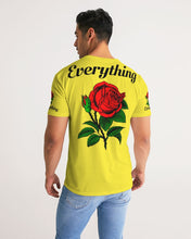 Load image into Gallery viewer, EVERYTHING ROSE 1 - YELLOW/BLACK Men&#39;s Tee
